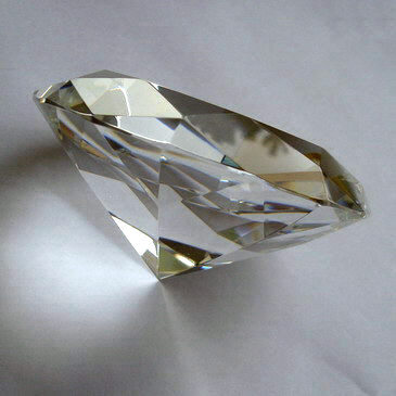 10 mm Ø 1 Glasdiamanten Grün Facettenschliff synthetisches Kristallglas